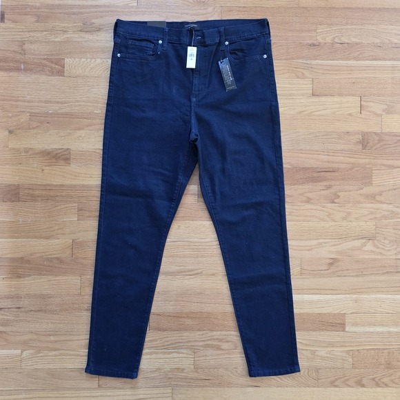 Banana Republic Denim - Banana Republic Womens Size 34/18 Tall Dark Wash Denim Skinny NWT City Preppy